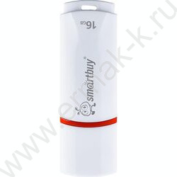 Съемный носитель информации 16GB USB Flash Drive <USB 2.0> белый "Crown" NEW | Фото 1