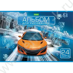Альбом д/рисования 24л "Автомир" 5видов NEW | Фото 4