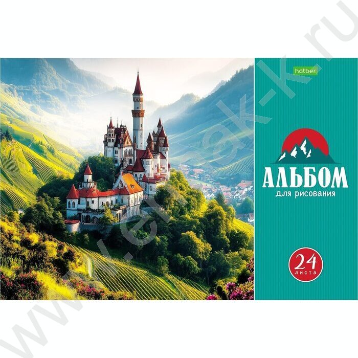 Альбом д/рисования 24л "Красота природы" 5видов NEW | Фото 3