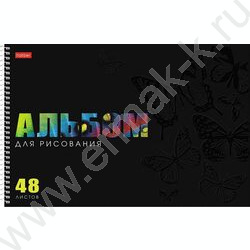 Альбом д/рисования-спираль 48л "Живой принт" /перфорация/мат.ламин. 3D лак /ассорти NEW | Фото 5
