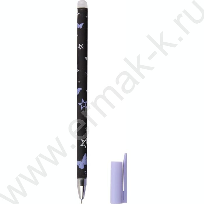 Ручка гелевая Пиши-Стирай 0,5мм синяя Бабочка/игла NEW | Фото 1