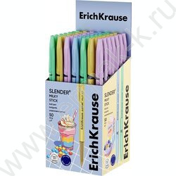 Ручка шар Slender® Stick Milky 0,7мм, синяя NEW | Фото 2