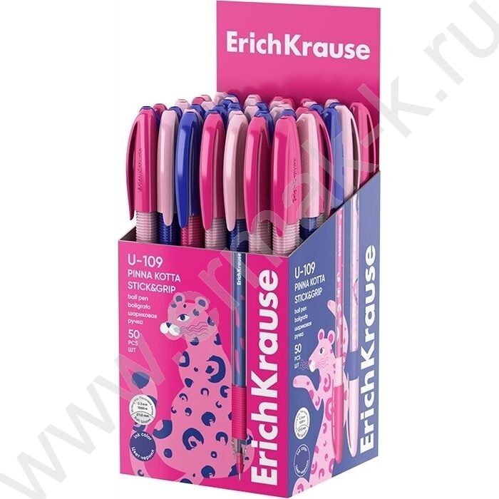 Ручка шар U-109 Stick&Grip Pinna Kotta 1,0мм синяя /резиновый грип /ассорти NEW | Фото 2