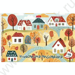 Альбом д/рисования-спираль пл.об. 48л "Времена года" ассорти NEW | Фото 2