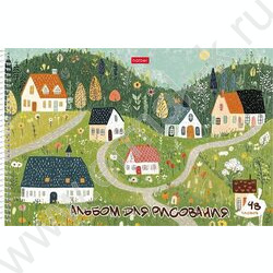 Альбом д/рисования-спираль пл.об. 48л "Времена года" ассорти NEW | Фото 4
