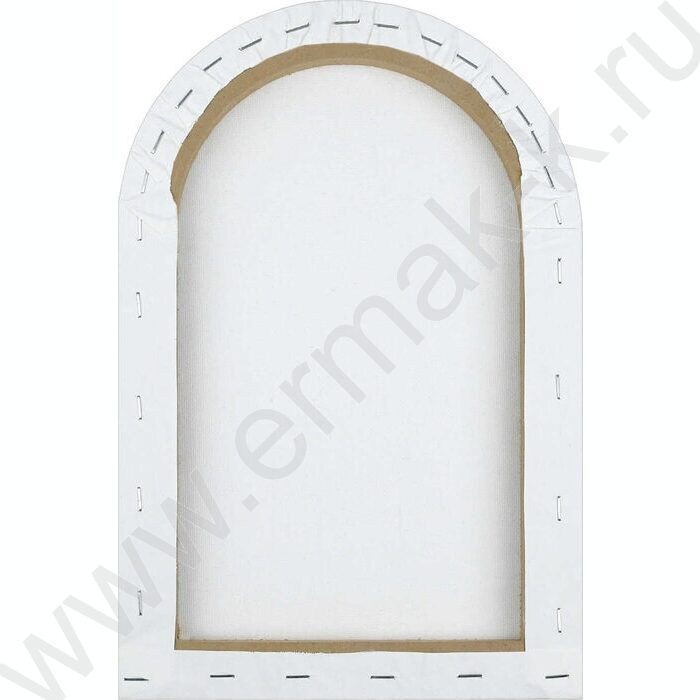 Холст на подрамнике из МДФ 20*30 белый 280 г/м², 100% хлопок, зерно: среднее, форма: арочная, гр NEW | Фото 3