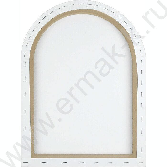 Холст на подрамнике из МДФ 30*40 белый 280 г/м², 100% хлопок, зерно: среднее, форма: арочная, гр NEW | Фото 3