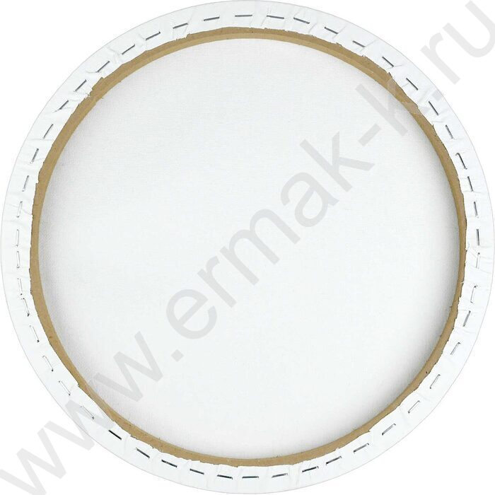 Холст на подрамнике из МДФ 30*30 белый 280 г/м², 100% хлопок, зерно: среднее, форма: круглая, гр NEW | Фото 3