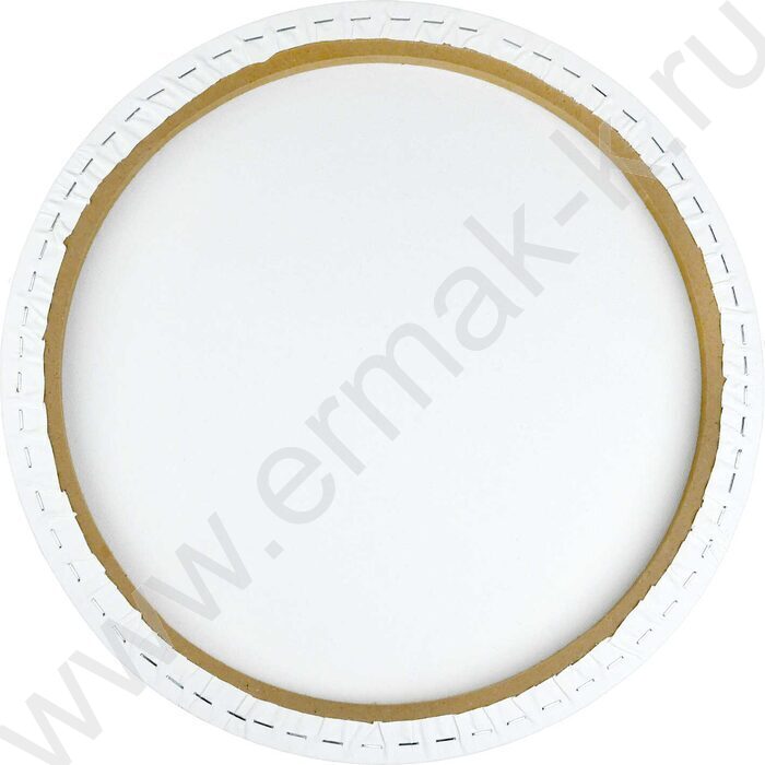 Холст на подрамнике из МДФ 40*40 белый 280 г/м², 100% хлопок, зерно: среднее, форма: круглая, гр NEW | Фото 3