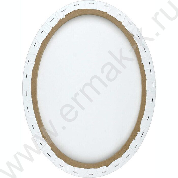 Холст на подрамнике из МДФ 30*40 белый 280 г/м², 100% хлопок, зерно: среднее, форма: овальная, г NEW | Фото 3