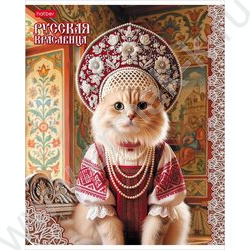 Тетрадь  48л клетка "Русская красавица" 5видов NEW | Фото 4
