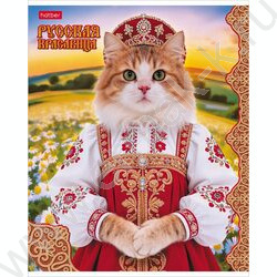 Тетрадь  48л клетка "Русская красавица" 5видов NEW | Фото 6