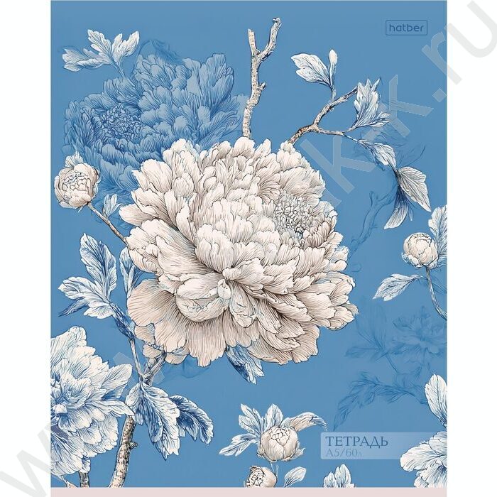 Тетрадь  60л клетка "Изящный сад" /ламинация Soft-touch/ NEW | Фото 2