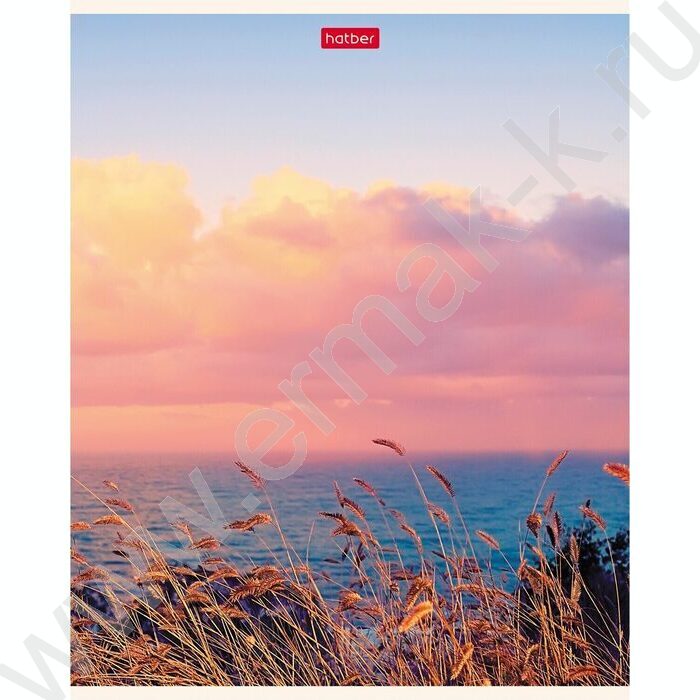 Тетрадь  60л клетка "Тихие горизонты" /ламинация Soft-touch/ NEW | Фото 4