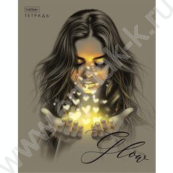 Тетрадь  60л клетка "Сияние" /ламинация Soft-touch/ NEW | Фото 3