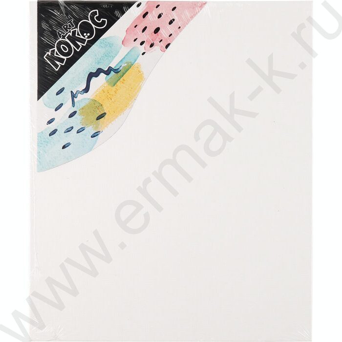 Холст на картоне 25*30  280 г/м², 100% хлопок, зерно: мелкое,прямоугольный,грунтованный NEW | Фото 1