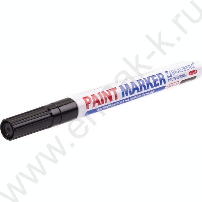 Маркер-краска /черный/ 2мм круг /нитро-основа "PROFESSIONAL PLUS" NEW | Фото 5
