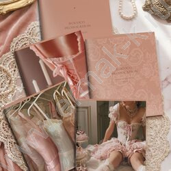 Тетрадь  48л клетка "ROCOCO PROVOCATION" /двойная обложка,soft touch/ ассорти NEW | Фото 1