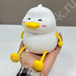Светильник мягкий силикон, USB, "Уточка" NEW | Фото 7