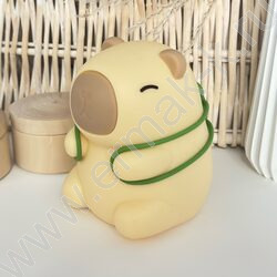 Светильник мягкий силикон, USB, "Капибара" NEW | Фото 4