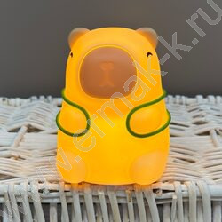 Светильник мягкий силикон, USB, "Капибара" NEW | Фото 6