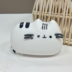 Светильник мягкий силикон, USB, "Кот" NEW | Фото 5