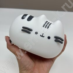 Светильник мягкий силикон, USB, "Кот" NEW | Фото 8