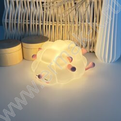 Светильник мягкий силикон, USB, "Барашек" NEW | Фото 7
