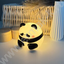 Светильник мягкий силикон, USB, "Панда" NEW | Фото 7