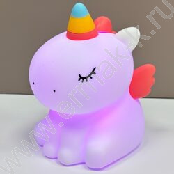 Светильник мягкий силикон, USB, "Единорог" NEW | Фото 2