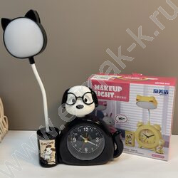 Часы-светильник, стакан, батарейка, USB, "Собака в очках" NEW | Фото 3