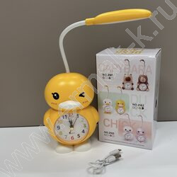 Часы-светильник, батарейка, USB, "Цыпленок" NEW | Фото 5