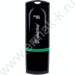 Съемный носитель информации 16GB USB Flash Drive <USB 2.0> черный "Paean" NEW | Фото 1