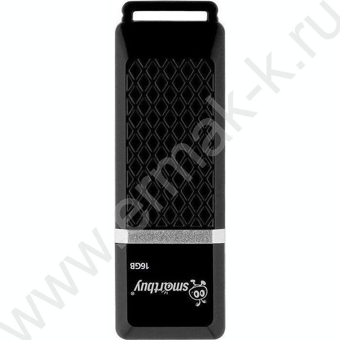 Съемный носитель информации 16GB USB Flash Drive <USB 2.0> черный "Quartz" NEW | Фото 1