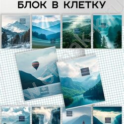 Тетрадь предметная 48л Набор 12шт "Gold nature" /софт-тач/ | Фото 3