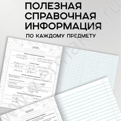 Тетрадь предметная 48л Набор 12шт "Gold nature" /софт-тач/ | Фото 5