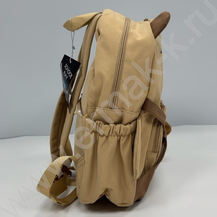 Рюкзак 43*30*15см. "Капибара", с брелком /темно-бежевый NEW | Фото 2