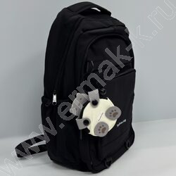 Рюкзак 47*30*20см., с кошельком-мишкой /черный NEW | Фото 2
