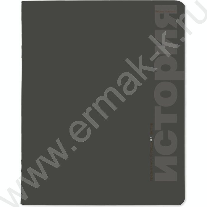 Тетрадь предметная 48л "Monocolor" История /мат.лам.,УФ-лак выборочный, фольга NEW | Фото 1
