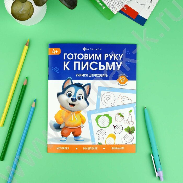 Книжка с заданиями.Готовим руку к письму.Учимся штриховать NEW | Фото 3