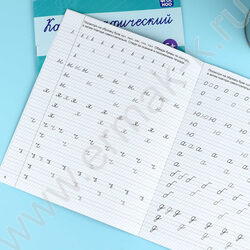 Пропись 165*205 Каллиграфический почерк.Буквы NEW | Фото 5