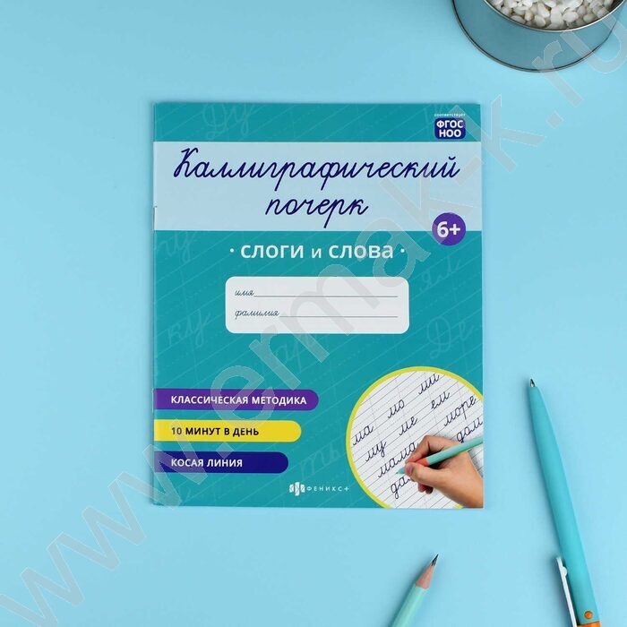 Пропись 165*205 Каллиграфический почерк.Слоги и слова NEW | Фото 2