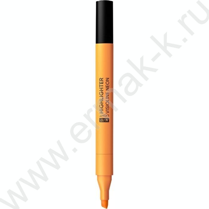 Текстовыделитель /оранжевый/ 3мм косой Visioline V-17 light Neon NEW | Фото 1