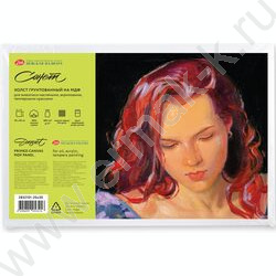 Холст на МДФ грунтованный 20*30 "Сонет" 100% хлопок, 280 г/м2, акриловый грунт, мелкое зерно NEW | Фото 1