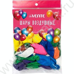 Шар воздушный Стандартные цвета ассорти 25см NEW | Фото 1