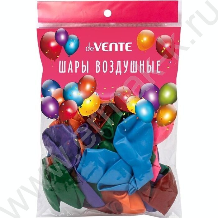Шар воздушный Стандартные цвета ассорти 30см NEW | Фото 1