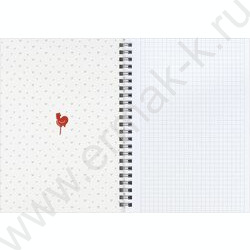 Тетрадь  48л клетка/спираль "Петушки"/мат.лам.,выб.УФ-лак/ NEW | Фото 2