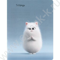 Тетрадь  18л клетка "Котики" /полипропилен/ ассорти NEW | Фото 3