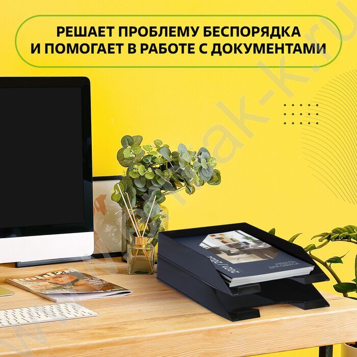 Лоток вертикальный разборный /серый,250мм/ 2отд. | Фото 8