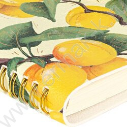 Ежедневник н/дат А6 136л Flora.Райские абрикосы /иск.кожа/фиксирующий хлястик:на кнопке NEW | Фото 5